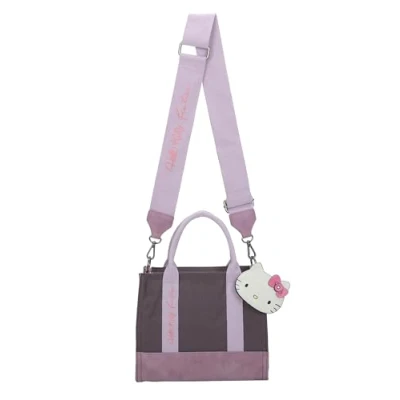 Afbeelding van Fritzi aus Preussen Dames Hello Kitty Izzy09 Canvas Purple Cat Cross, lila, Eén Maat