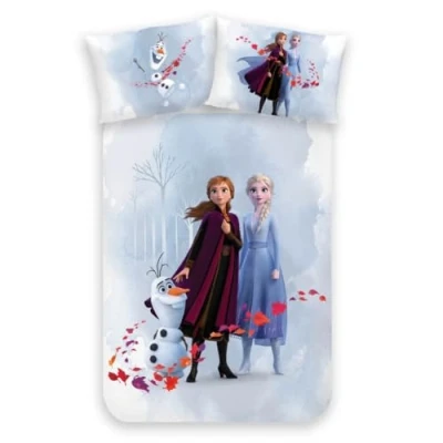 Afbeelding van MTOnlinehandel Anna &amp; Elsa Beddengoed 100 x 135 cm, 40 60 katoen, flanel, Frozen babybeddengoed, kinderbeddengoed voor meisjes, 1 kussensloop cm + dekbedovertrek van