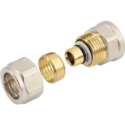 Afbeelding van Bonfix alu Knelfitting Schroefbus bi. dr. x knel 1&quot; 32mm