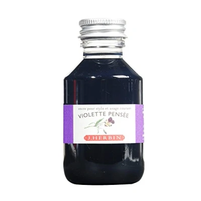 Afbeelding van Jacques Herbin 17077T 100 ml fles schrijfinkt vulpennen, rollerball pennen viooltje