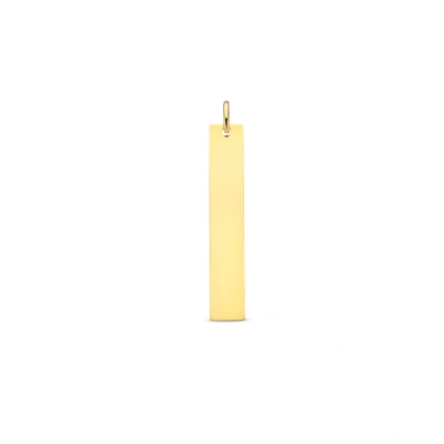 Afbeelding van goud (geelgoud) graveerhanger 4024683