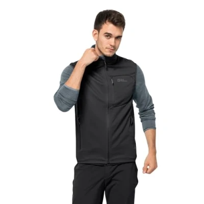 Afbeelding van Jack Wolfskin Highest PEAK Bodywarmer, Heren, Maat: Large, Black