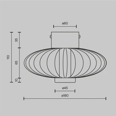 Afbeelding van Maytoni LED wandlamp Amulet, rond, Ø 18 cm, helder / goud
