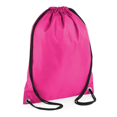 Afbeelding van Classic Budget Gymsac/Sporttas BagBase 11 Liter Fuchsia