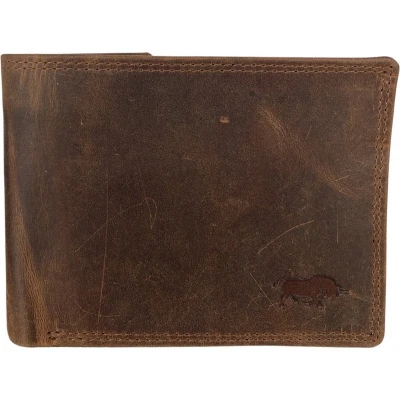 Afbeelding van Portemonnee Cognac Heren Lichtbruin RFID Anti Skim Billfold
