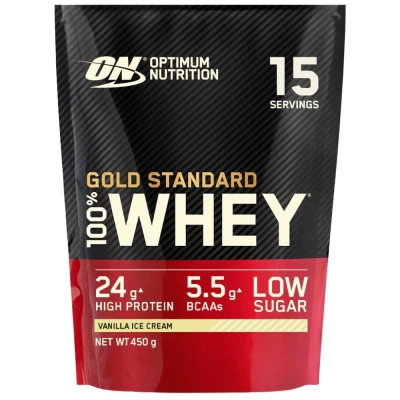 Afbeelding van Optimum Nutrition 100% Whey Gold Standard 450gr Aardbei