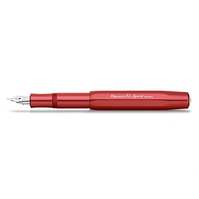 Afbeelding van Kaweko vulpen AL Sport Fountain Pen Deep Red M