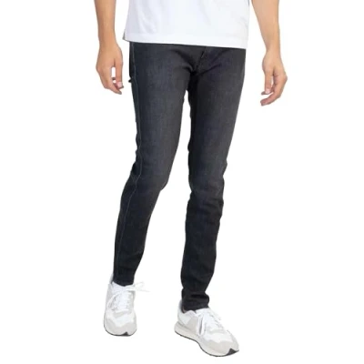 Afbeelding van Replay Anbass Powerstretch denim jeans voor heren, 097, donkergrijs, 27W x 30L