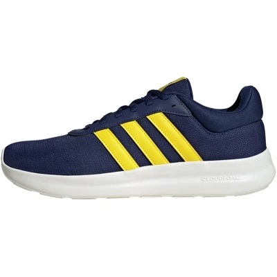 Afbeelding van adidas Heren Lite Racer 4.0 Schoenen, Donkerblauw/Geel/Core Wit, 7 UK, Donkerblauw Geel Kern UK