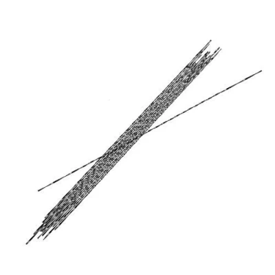 Afbeelding van 12 stuks scrollen zaagbladen, draaien met spiraaltanden voor het snijden van hout, kunststof, zagen, 8 opties 133 mm, juweliersblad (3#)