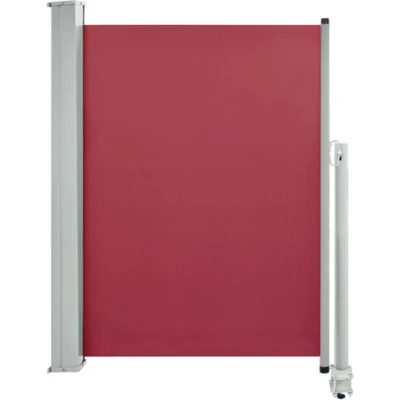 Afbeelding van Tuinscherm uittrekbaar 100x300 cm rood
