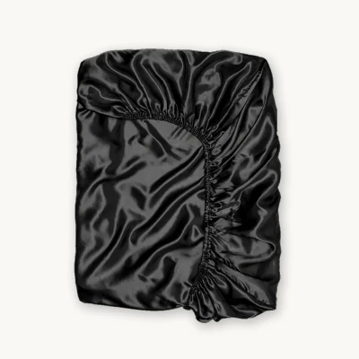 Afbeelding van Hoeslaken Satijn Pandora Black Y NOT Bestel nu heel makkelijk online 180 x 200