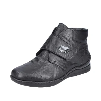 Afbeelding van Rieker Dames 48984 modelaarzen, zwart, 41 EU