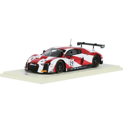 Afbeelding van Audi R8 LMS Spark Modelauto 1:43 2018 Christopher Haase / Kelvin van der Linde Mies