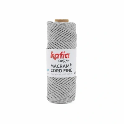 Afbeelding van Katia Macramé Cord Fine middengrijs 201