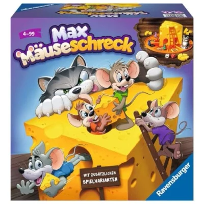 Afbeelding van Ravensburger Verlag GmbH Kinderspiele 24562 Max Mäuseschreck Dobbelspel voor 2 tot 4 spelers van jaar en ouder