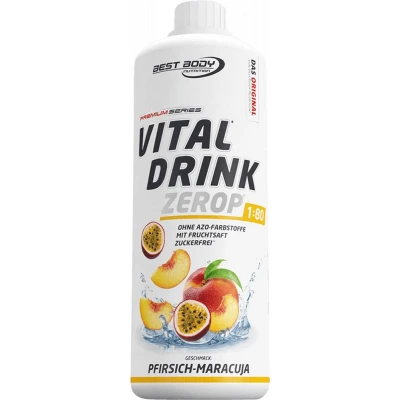 Afbeelding van Best Body Nutrition Low Carb Vital Drink 1000ml Peach Passionfruit