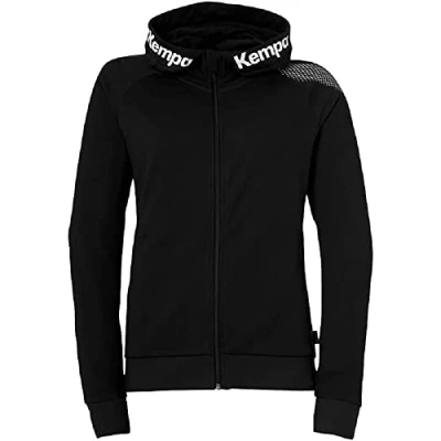 Afbeelding van Kempa Damen Trainingsjacke Core 26 Hood Jacket Women 2003664 Schwarz XL