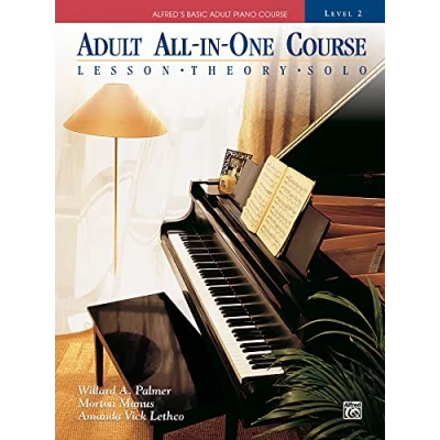 Afbeelding van Alfred&#039;s Basic Adult All In One Course 2: Lesson * Theory Solo, Comb Bound Book