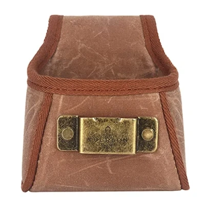 Afbeelding van TOURBON Wax Canvas Nail Pouch Timmerlieden Tool Bag Tape Maatregelen Houder
