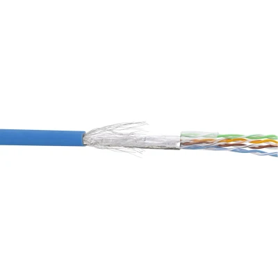 Afbeelding van InLine® Patchkabel Cat.5e, S FTP, AWG26, PVC, 100m, blauw
