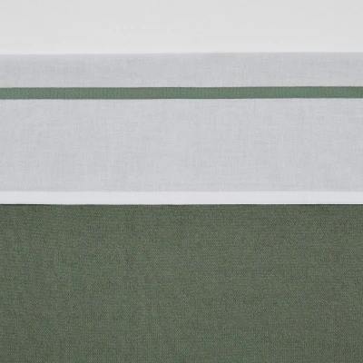 Afbeelding van Meyco Laken Wieg 75x100 Bies Forest Green
