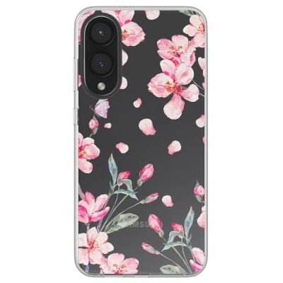 Afbeelding van Samsung Galaxy S25 Edge Hoesje Siliconen en TPU (zacht) imoshion Softcase/Backcover Blossom Watercolor Telefoonhoesje