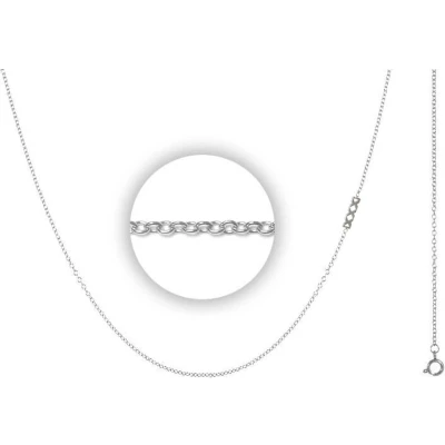 Afbeelding van Ketting Met iXXXi Logo 1 mm 50 cm Zilver