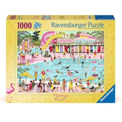 Afbeelding van Ravensburger Puzzle 1000 Flamingopark