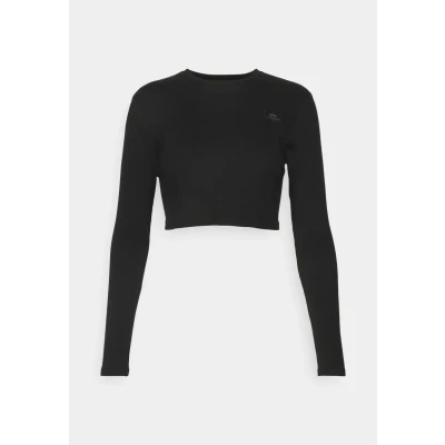 Afbeelding van Alpha Industries FIT Longsleeve, Dames, Maat: Small, Black
