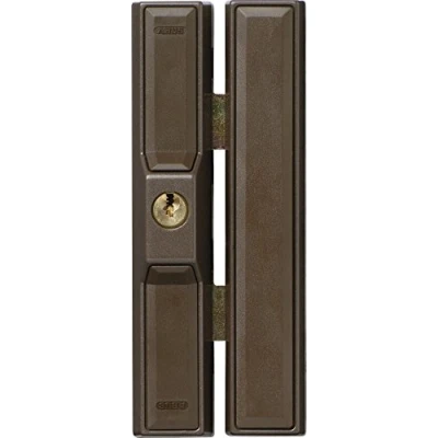 Afbeelding van ABUS FTS88 Extra raamslot, raamslot met 2 klemvergrendelingen, verschillend sluitend, veiligheidsniveau 9, 10754, bruin