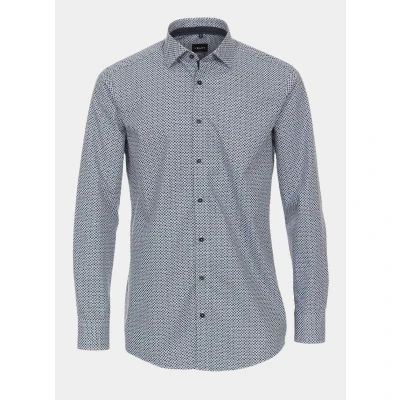 Afbeelding van Venti Modern Fit Overhemd blauw, Motief