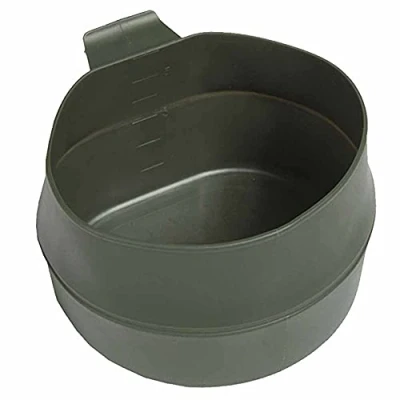 Afbeelding van Vouwbeker Fold A Cup van WILDO olijfgroen 600 ml