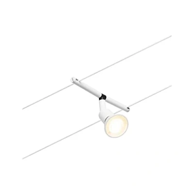 Afbeelding van Paulmann 94445 Salt Kabelspot, voor kabelsysteem CorDuo, DC, maximaal 10 watt, aanvulling, wit mat, kunststof, GU5,3, zonder verlichtingsmiddel