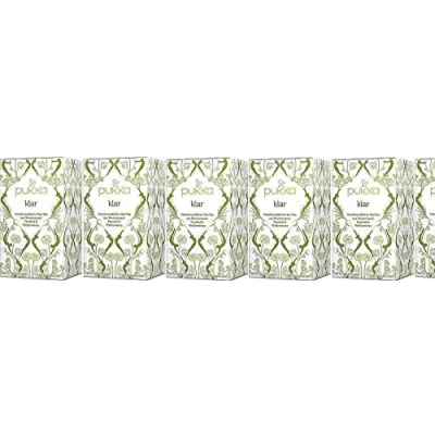 Afbeelding van Pukka KLAR Huidvriendelijke biologische thee van brandnetel, Fenchel &amp; Pepermunt, verpakking 6 stuks, x 36 g
