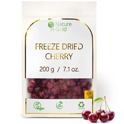 Afbeelding van Cherry Freeze Dried Slices 200g 7.1oz 100% Natural &amp; Vegan No GMO ...The Best Quality of Food * …