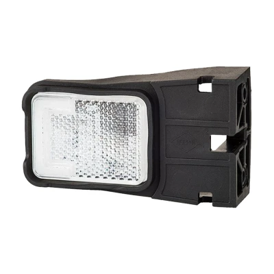 Afbeelding van Markeringslamp wit neon reflector 12/24V