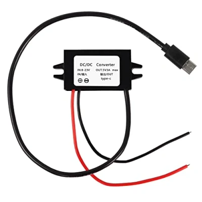Afbeelding van MEIRIYFA 12V naar 5V USB C Converter DC Type 3A Buck Module Step Down 8 23V Verminderde Spanningsregelaar Auto Power Adapter