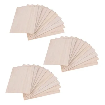 Afbeelding van KLKNE 30 Stuks Balsa Houten Vellen Plaat 150x100x2mm Voor Huis Schip Craft Model DIY