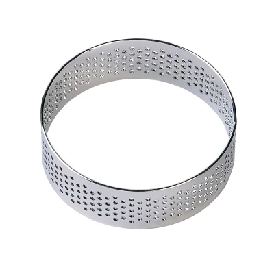 Afbeelding van BrandNewCake Taartring RVS Geperforeerd Ø6x2cm