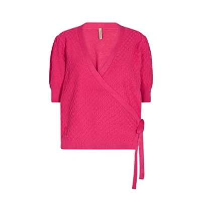 Afbeelding van SOYACONCEPT Dames SC KANITA 3 Gebreide damesjas, roze, X Large, XL