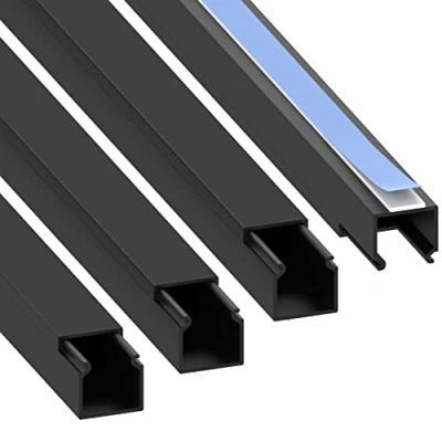 Afbeelding van Cablecoach L1515SW4 kabelgoot (zelfklevend) 15x15 mm, 4 m (4 x 1 lengte), zwart
