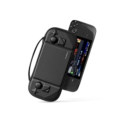 Afbeelding van tomtoc Slim Case Hoes Compatibel met Steam Deck OLED &amp; Deck, Rondom Bescherming Eva Hard Shell, Lichtgewicht Draagtas voor Console Accessoires, Schokbestendig, Reisvriendelijk