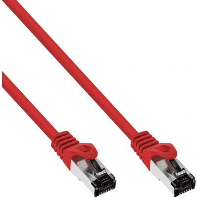 Afbeelding van S/FTP CAT8.1 40 Gigabit netwerkkabel / rood LSZH 5 meter