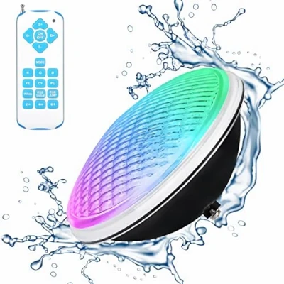 Afbeelding van KOLLNIUN LED zwembadverlichting Par56 42W onderwaterlicht RGB met afstandsbediening 12V AC/DC IP68