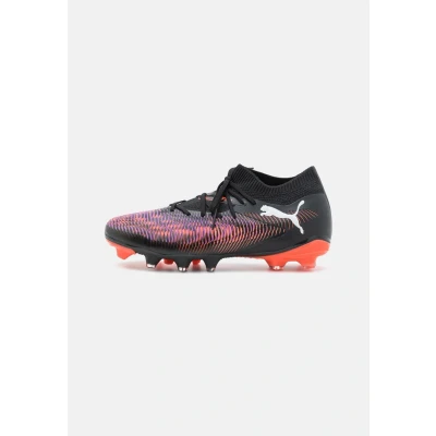 Afbeelding van Puma Future 8 Match FG/AG Voetbalschoenen met kunststof noppen, Heren, Maat: 40.5, Black/white/glowing red Kunststof/ textiel