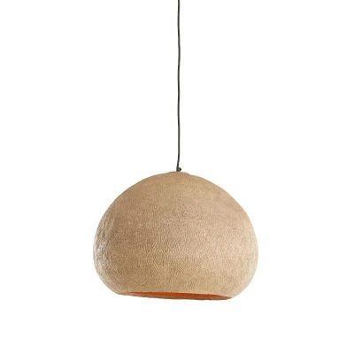 Afbeelding van Light &amp; Living Celmiros hanglamp ø51x39 cm grijs Papier maché