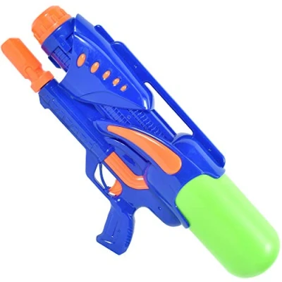 Afbeelding van BLUE SKY Waterpistool Buitenspel 048190 Blauw Plastic 48 cm Kinder Speelgoed Strandspel Zwembad Besproeien Vanaf 6 jaar