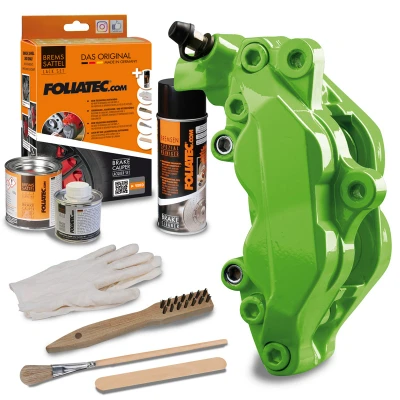 Afbeelding van Foliatec Remklauwlakset power groen 3 Componenten