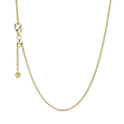 Afbeelding van Pandora Shine 368638C00 Ketting Curb Chain zilver goudkleurig 60 cm